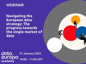 Recording webinar 'Navigating the European data strategy: the progress towards the single market of data'
